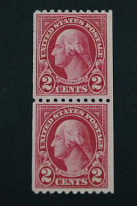 United States #606 Coil Pair Mint OG