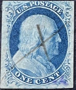 US Scott#9 with cert. PF