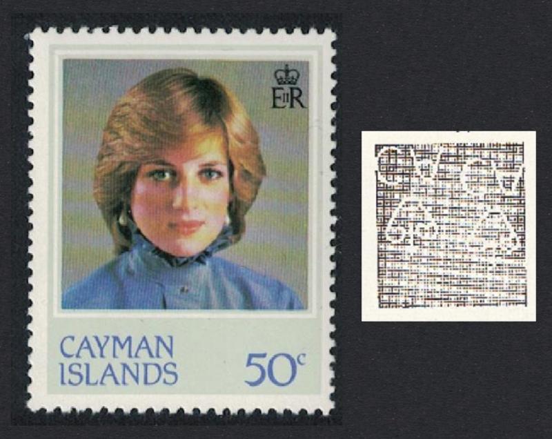 Cayman Is. 21st Birthday of Princess of Wales 50c Watermark Variety SG#552w