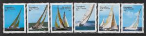 ST. VINCENT GRENADINES SC# 579-84 FVF/MNH 1988