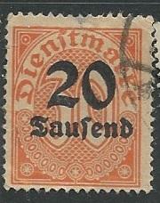 Germany = Scott # O30 - Used