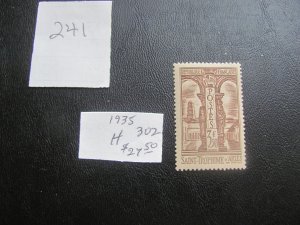 FRANCE 1935 HINGED SC 302 SET XF $27.50 (241) NEW COLLECTION.