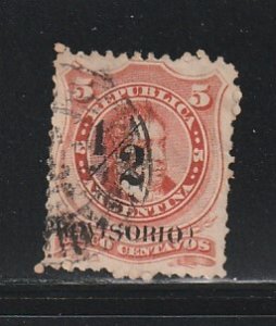 Argentina 41 U Surcharge (B)