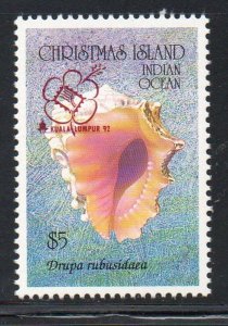 Christmas Island Sc 348 1992 Kuala Lumpur Phialtelic Exhibition stamp mint NH