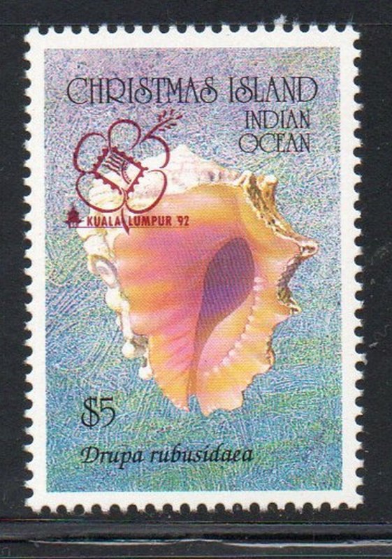 Christmas Island Sc 348 1992 Kuala Lumpur Phialtelic Exhibition stamp mint NH