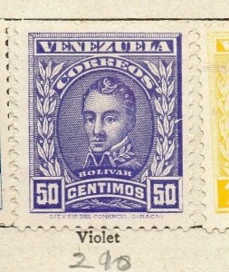 Venezuela 1911 Early Issue Fine Mint Hinged 50c. NW-169139