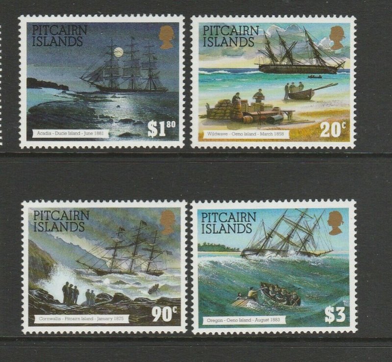 Pitcairn Islands 1994 Shipwrecks UM/MNH SG 450/3