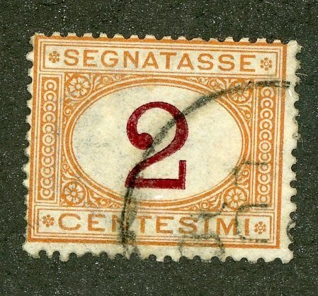 944 Italy 1870 #J4 used SCV $24.00 (offers welcome)