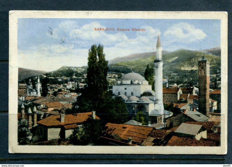 Bosnia & Herzegovina  Color Postal card to New York Mi 50 12419