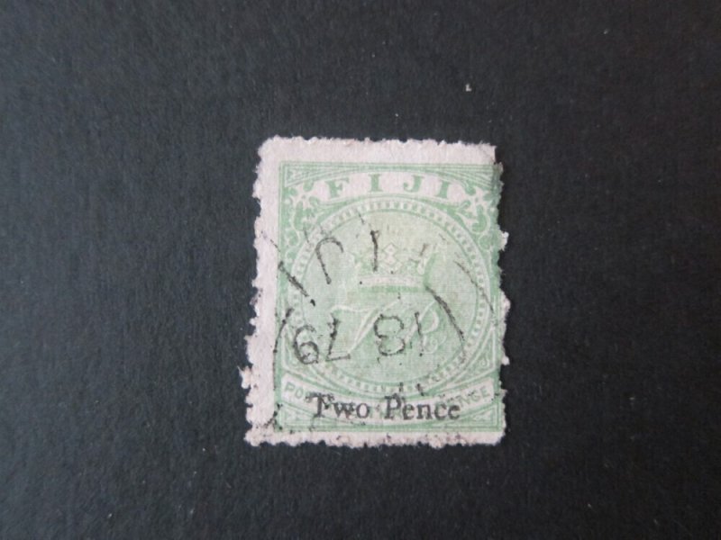 Fiji 1877 Sc 37 FU