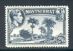 Montserrat 2/6 Slate Blue SG109a Mounted Mint