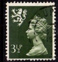 Scotland - #SMH3 Machin Queen Elizabeth II - Used