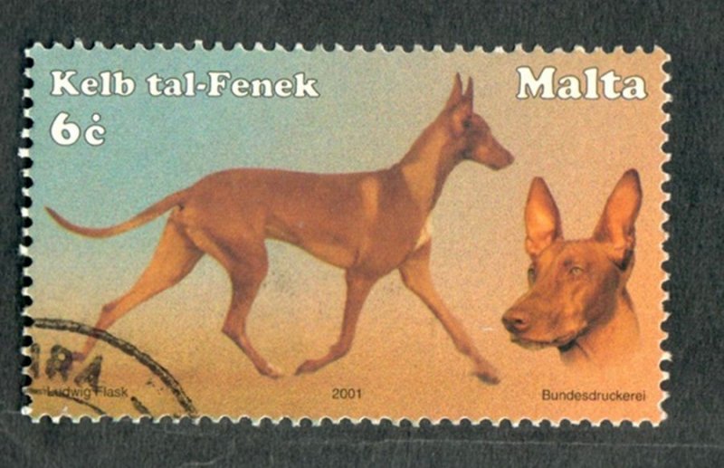 Malta #1067 used single