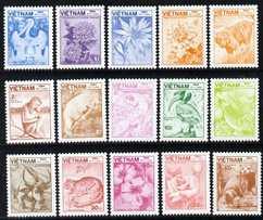 Vietnam 1984 Flora & Fauna definitive set of 15 value...