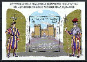 2023 Vatican City: Historical and Artistic Monuments sheet MNH