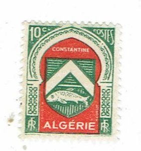 ALGERIA SCOTT#210 1947 CONSTATINE COAT OF ARMS - MH