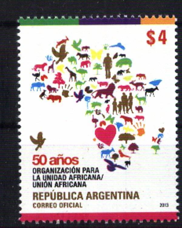 ARGENTINA 2013, AFRICA ORG UNIDAD AFRICANA MNH YV 2991