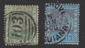 British Guiana #78 and #136 Used NICE!!