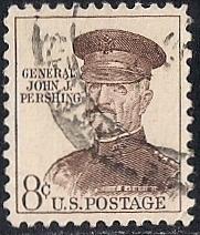 1214 8 cents John J. Pershing (1961) Stamp used EGRADED XF 90 XXF