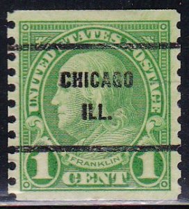 Precancel - Chicago, IL PSS 597-61 - Bureau Issue