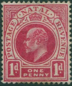 Natal 1902 SG128 1d red KEVII MLH