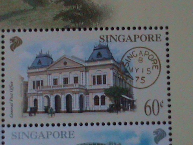 ​SINGAPORE-2000-SC# 939- POST OFFICES &  FANCY CANCELS-MNH S/S-VF LAST ONE
