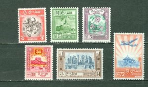 CEYLON 1958  LANDSCAPES  #340-345  SET MINT NO THINS