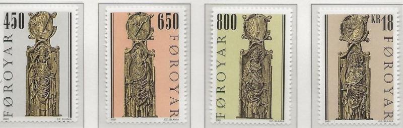 FAROE SC   #  389 - 92  MNH