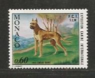 Monaco MNH sc# 826 Dog 2014CV $2.50