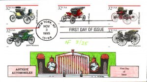 #3019-23 Antique Automobiles Faircloth FDC