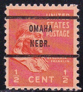 Precancel - Omaha, NE PSS 803-71 - Bureau Issue