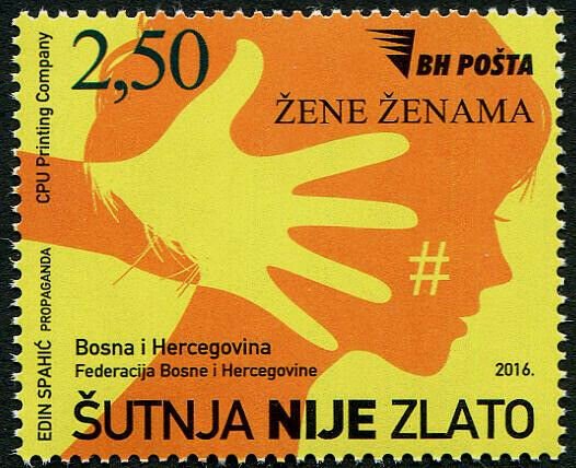 HERRICKSTAMP NEW ISSUES BOSNIA & HERZEGOVINA Sc.# 771 Protection for Women