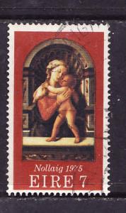 Ireland-Sc#383-used 7p Painting-Christmas-1975-