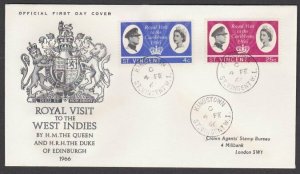 ST VINCENT 1966 Royal Visit commem FDC......................................T859