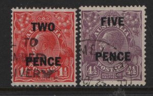 AUSTRALIA   106-107 USED SET