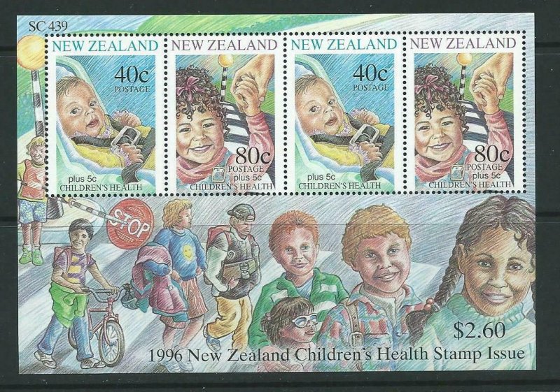 NEW ZEALAND SGMS2002 1996 HEALTH STAMPS MNH