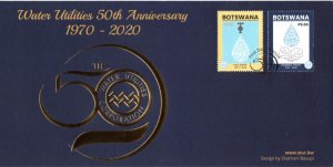 Botswana - 2020 Water Utilities 50th Anniversary FDC