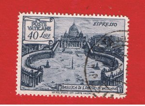 Vatican City #E11  VF used  Special Delivery    Free S/H