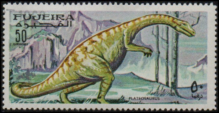 Fujeira sw257 - Used - 50d Plateosaurus (1968)