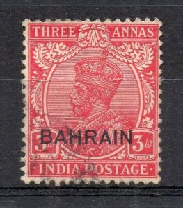 Bahrain 1933 Early Issue Fine Used 3a. Optd NW-167092