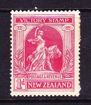 NEW ZEALAND 1920 1d VICTORY  MH