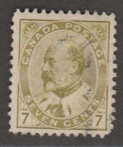 Canada Scott #92 Stamp - Used Single