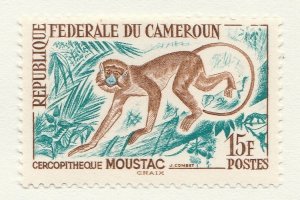 1962 Cameroon Stamp Animals Moustached Monkey 15fMH* A28P17F27629-