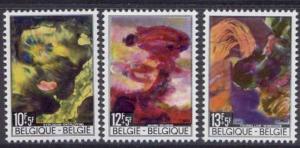 Belgium B829-31 MNH Art, Paintings, Disaster Relief