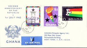 Ghana, Worldwide First Day Cover