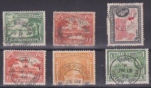 BR GUIANA 1940-58 various pmks inc. Whim, Wireless Mazaruni, Grove..........y484