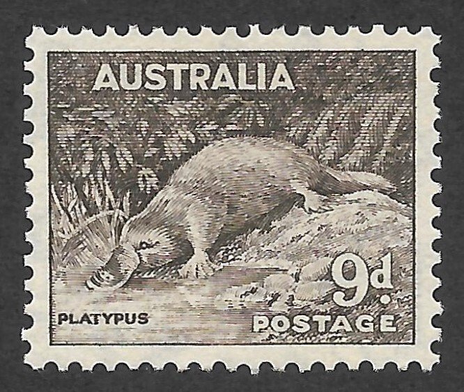 Doyle's_Stamps: Australian Scott #174a* 1938   9-Pence Issue