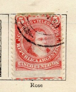 Argentina 1889 Early Issue Fine Used 5c. NW-179129