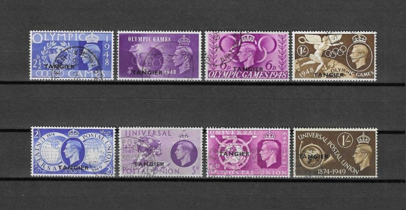 MOROCCO AGENCIES/TANGIER 1948/9 SG 257/79 USED Cat £27