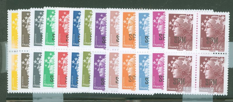 St. Pierre & Miquelon #869-81 Mint (NH) Single (Complete Set)